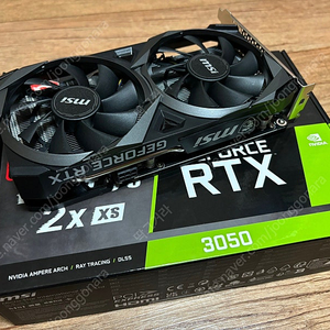 MSI GeForce RTX 3050 벤투스 2X XS OC D6 8GB