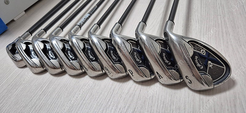 캘러웨이 아이언 세트 9개 (4~p,a,s)--1