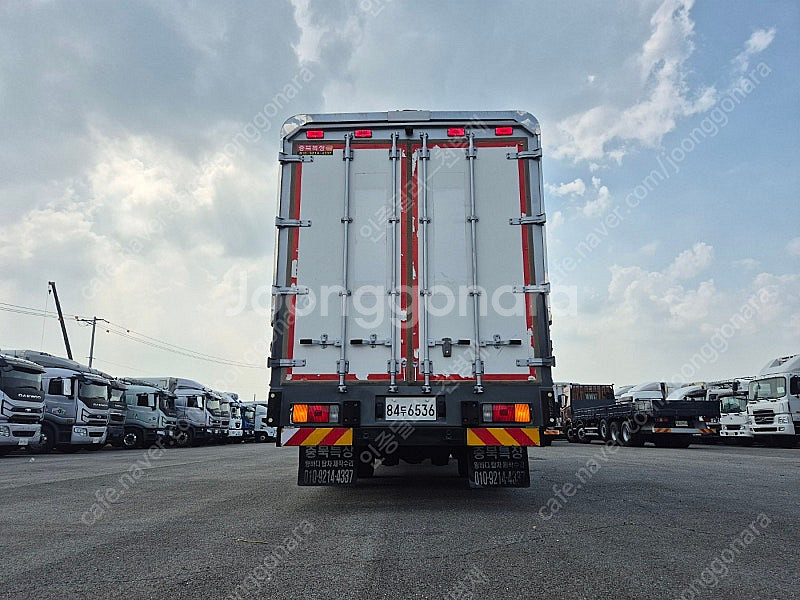 ***1인신조차량***현대 메가트럭8.5톤후축냉장윙비디//프리미엄280마력//실주행24만//윙제원(길이8000*높이...--5