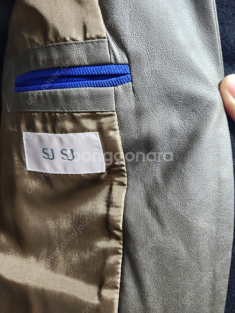 sjsj 캐시미어코트 , 여성블랙코트 55사이즈--3
