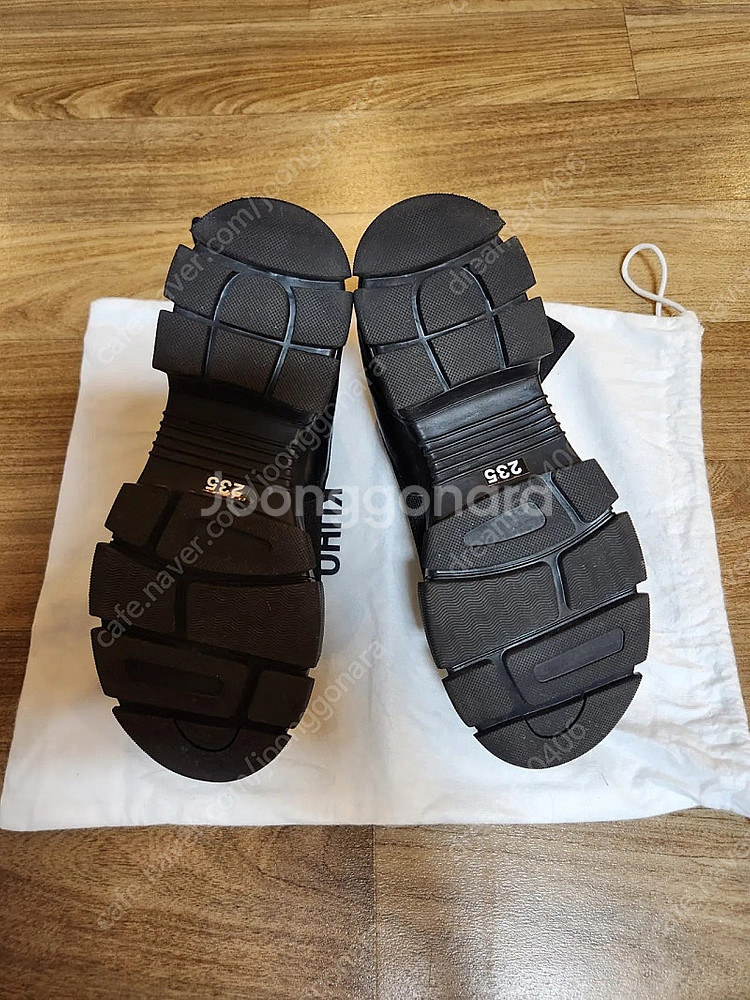 구호 니트 하이탑 스니커즈--5