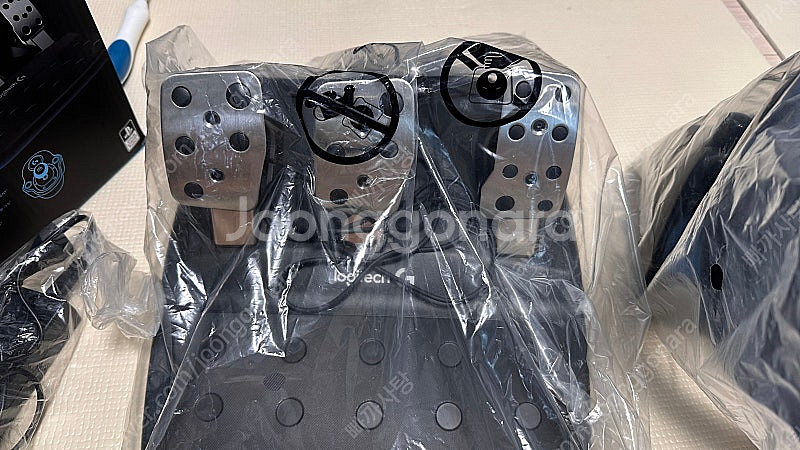 로지텍 G29레이싱휠 + 거치대--2