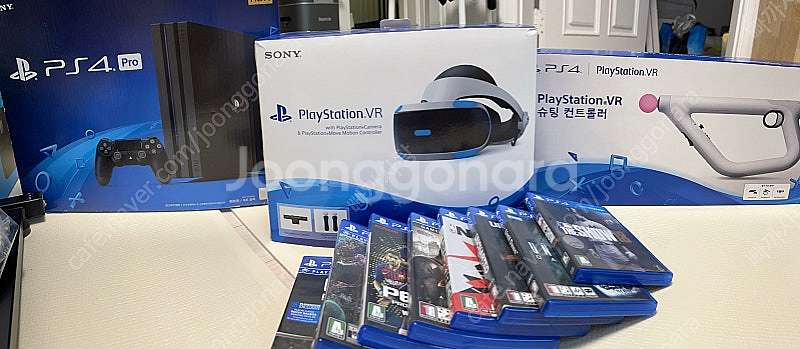 PS 4 Pro 1TB + VR 세트(무선충전거치대) ...--0