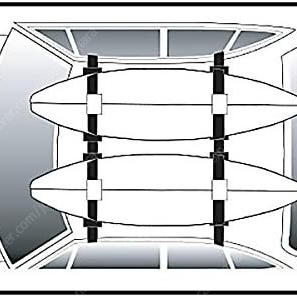 서핑보드 캐리어 FCS Double Soft Rack - Premium D Ring판매