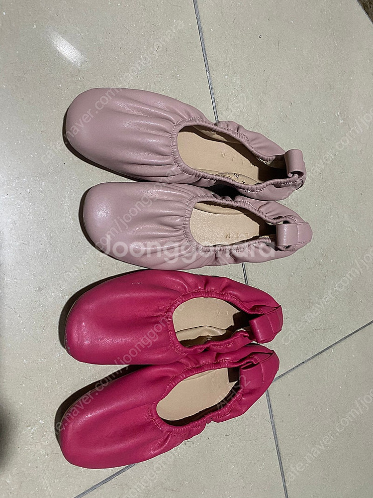 꺌랑 주름플랫 웨지 일반 두켤레일괄 245--0