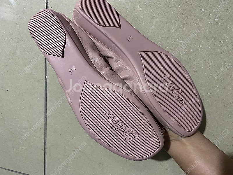 꺌랑 주름플랫 웨지 일반 두켤레일괄 245--1