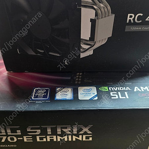 인텔9400F/RC400쿨러/asus strix z370 e gaming