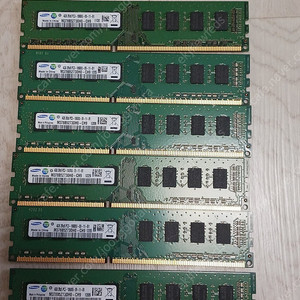 삼성램 DDR3 10600 4기가램X6개 팝니다.