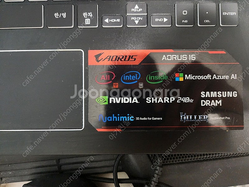AORUS (어로스-기가바이트) 15X V10 i7-9...--2