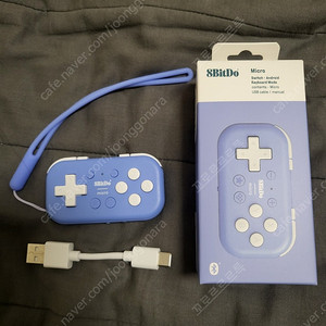 국내정발 8BitDo 마이크로 게임패드 블루