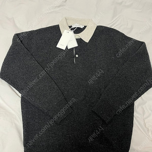 유니온블루 럭비니트 차콜 xl 판매합니다