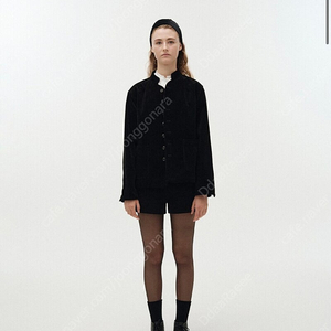 낫띵리튼 24 f/w Glia corduroy jacket (Black)