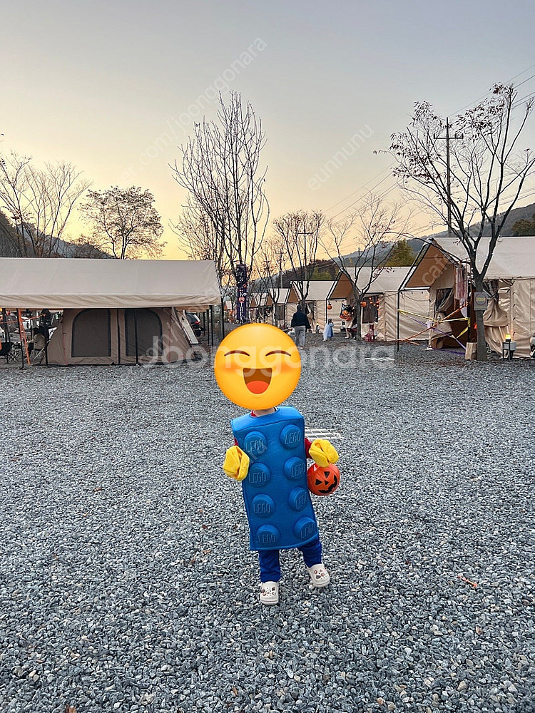 레고랜드 할로윈 레고 코스튬 빨강 파랑--1