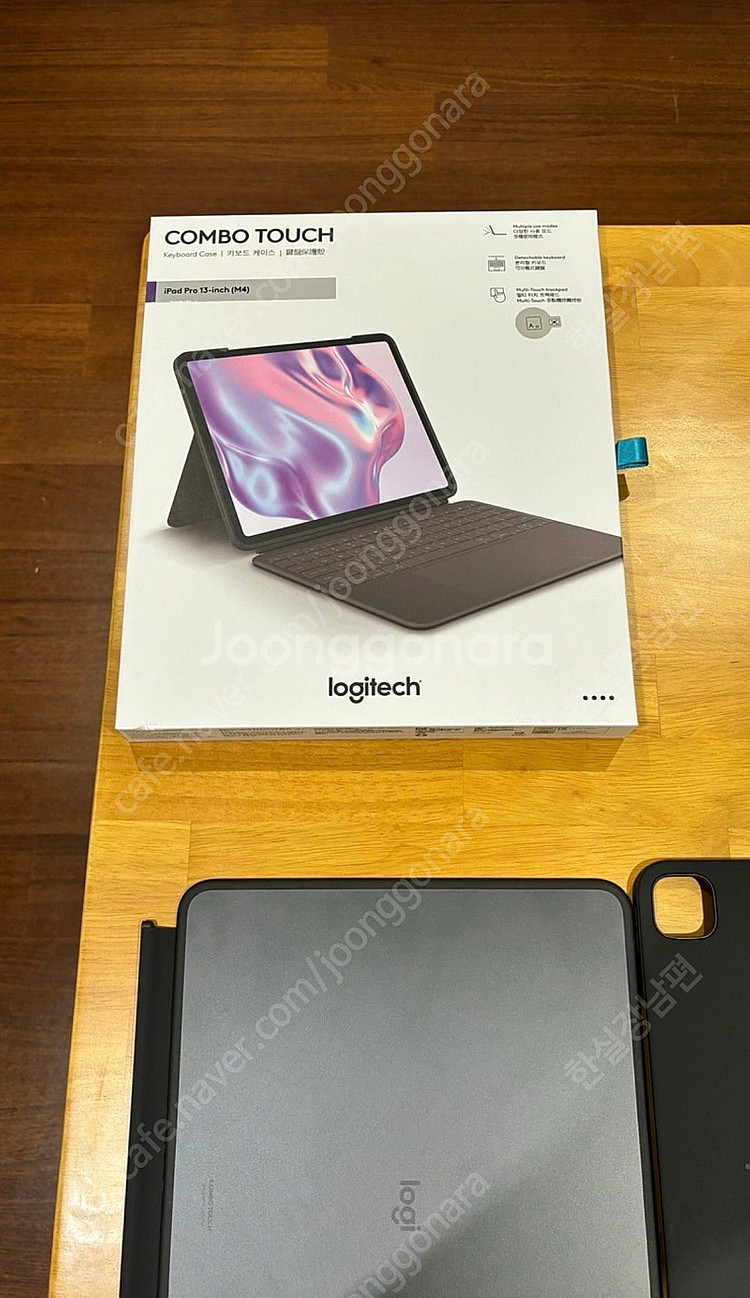 아이패드 프로 13인치 m4 로지텍 콤보 터치 키보드 케이스 새상품급(가격내림)--3