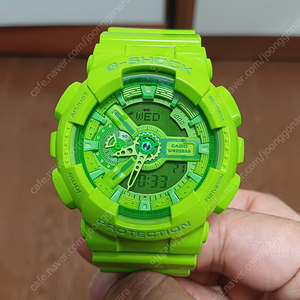 지샥 빅페이스 하이퍼컬러 라임 GA-110B-3DR 새상품 판매합니다 G-SHOCK