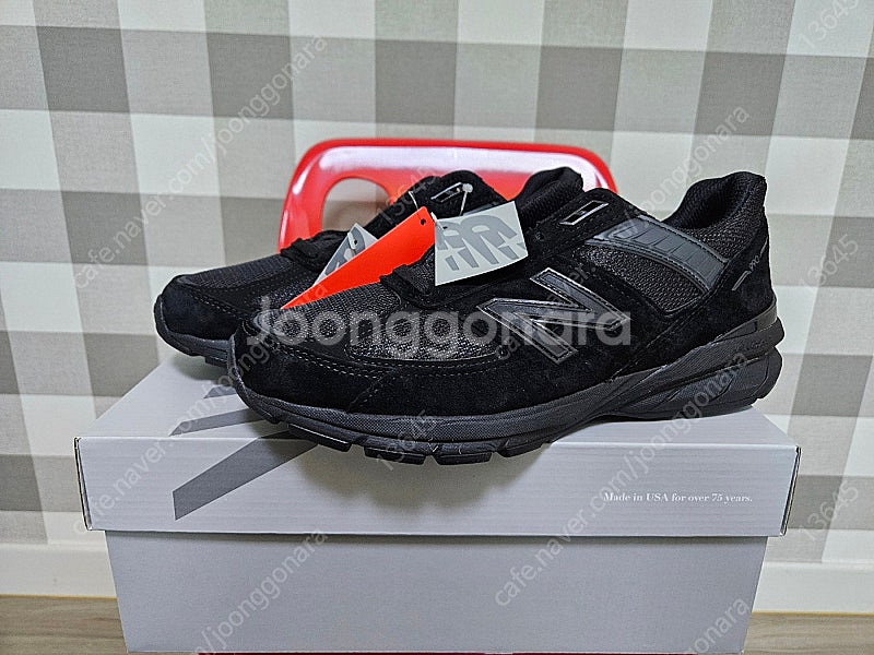 뉴발란스 990v5 메이드 인 USA 트리플 블랙 28...--1
