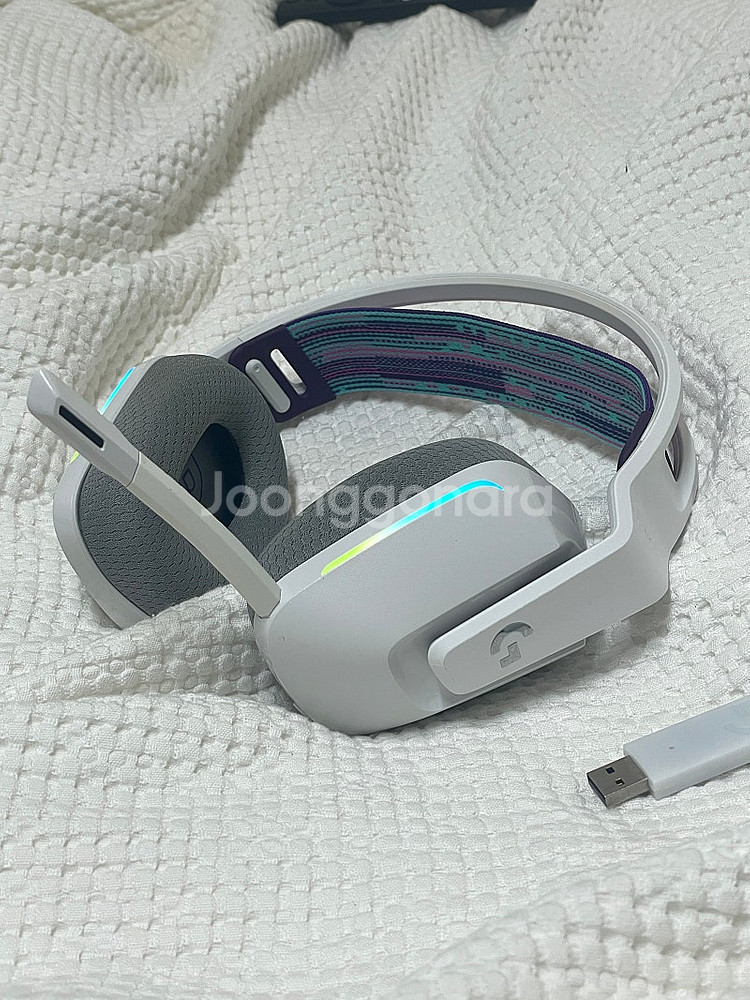 로지텍 g733 무선 헤드셋 (화이트) 사용감 x--1