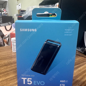 삼성 포터블 ssd t5 evo 4tb 팝니다.