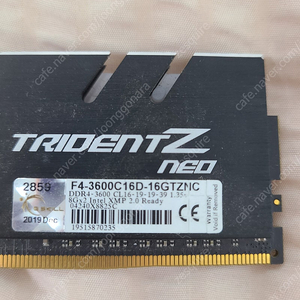 램 지스킬 트라이던트z 네오 amd ddr4 32g(8*4) 팝니다