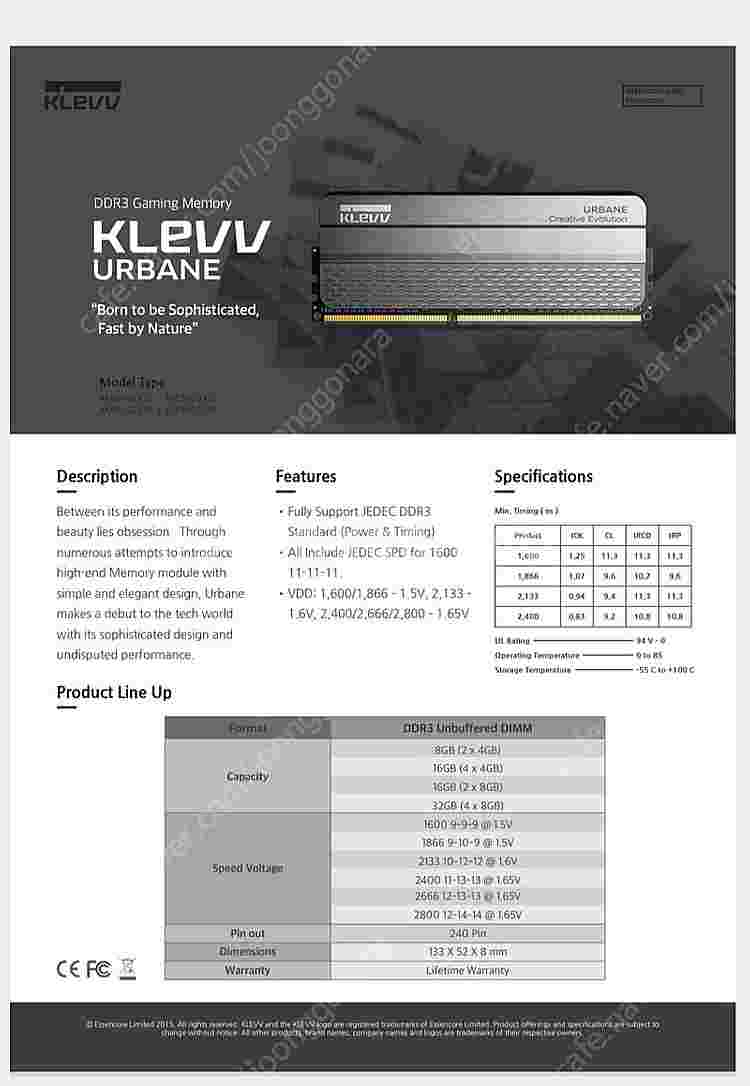 KLEVV DDR3 8G ×2 16g 2666Mhz 3...--3