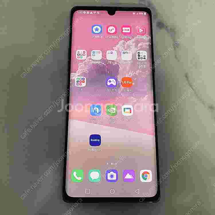 LG G9 벨벳 블랙 128기가 액정깨끗! 매우깨끗! ...--0