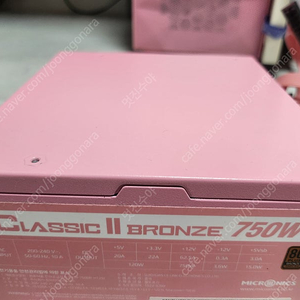 마이크로닉스 Classic II 750W 80PLUS EU HDB PINK 핑크 택포 4.5만팜