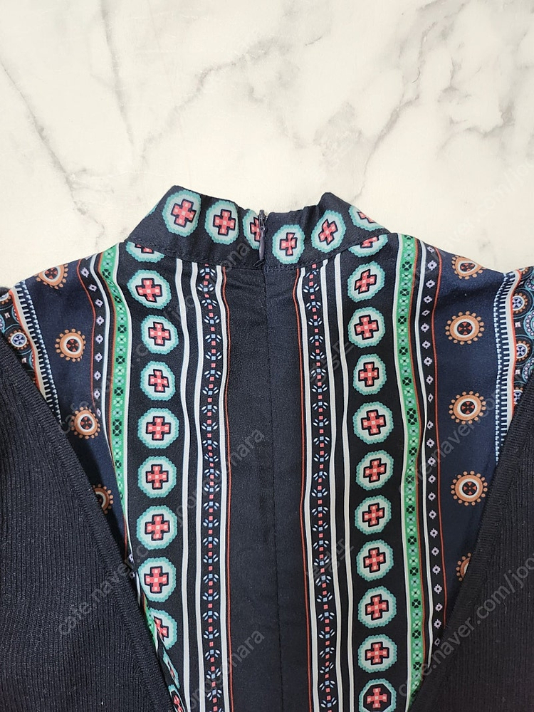 [수입의류] 니트쉬폰원피스 S사이즈--2