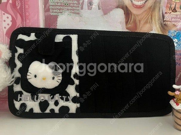 고전 젖소 밀크카우 패턴 키티 소품함 산리오 단종 고전...--0