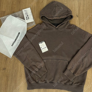 해칭룸 Layering Hoodie Washed Charcoal 3사이즈