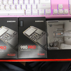 삼성 980 PRO 1테라-500기가, 970 EVO PLUS 500기가 판매합니다