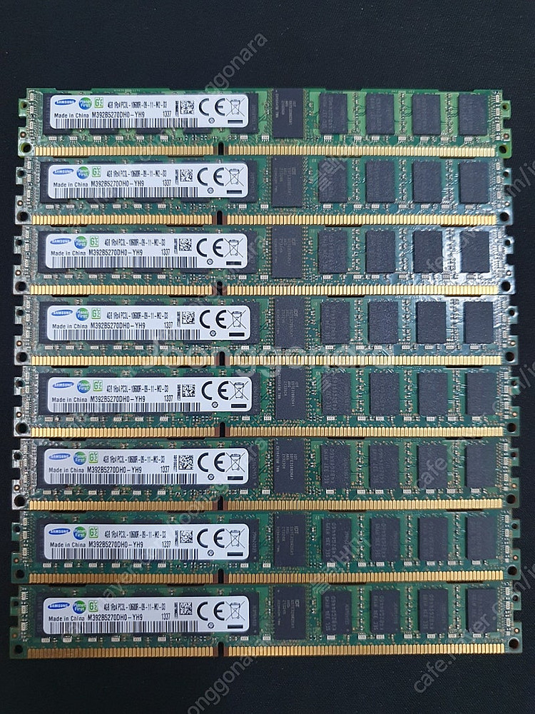 서버용 삼성 PC3L 10600R 메모리 팝니다.--3