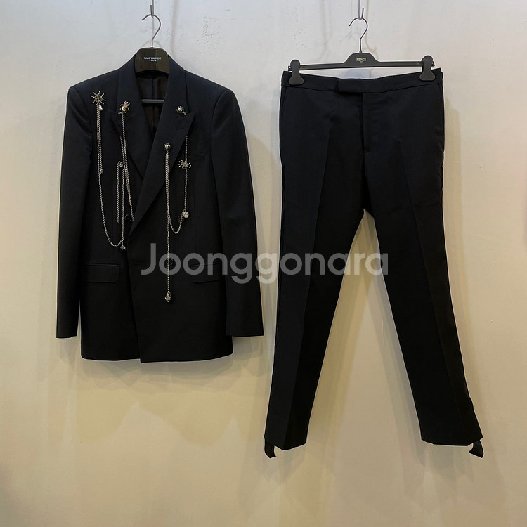알렉산더맥퀸 쥬얼리 블레이져 자켓 셋트--1