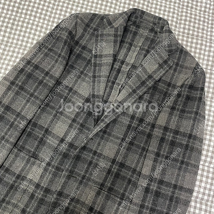 Lardini 라르디니 추동용 체크 자켓 46--0