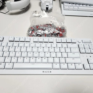 레이저 데스스토커 V2 PRO TKL 화이트 판매합니다