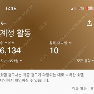 메리어트 본보이 포인트 양도 (4,000point)