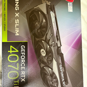 MSI RTX4070 TI SUPER Gaming slim x