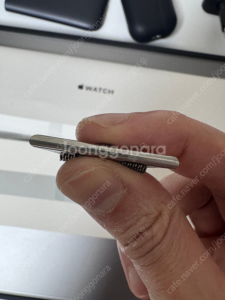 정품 애플워치 스트랩 44mm밀레니즈루프실버, 49mm...--3