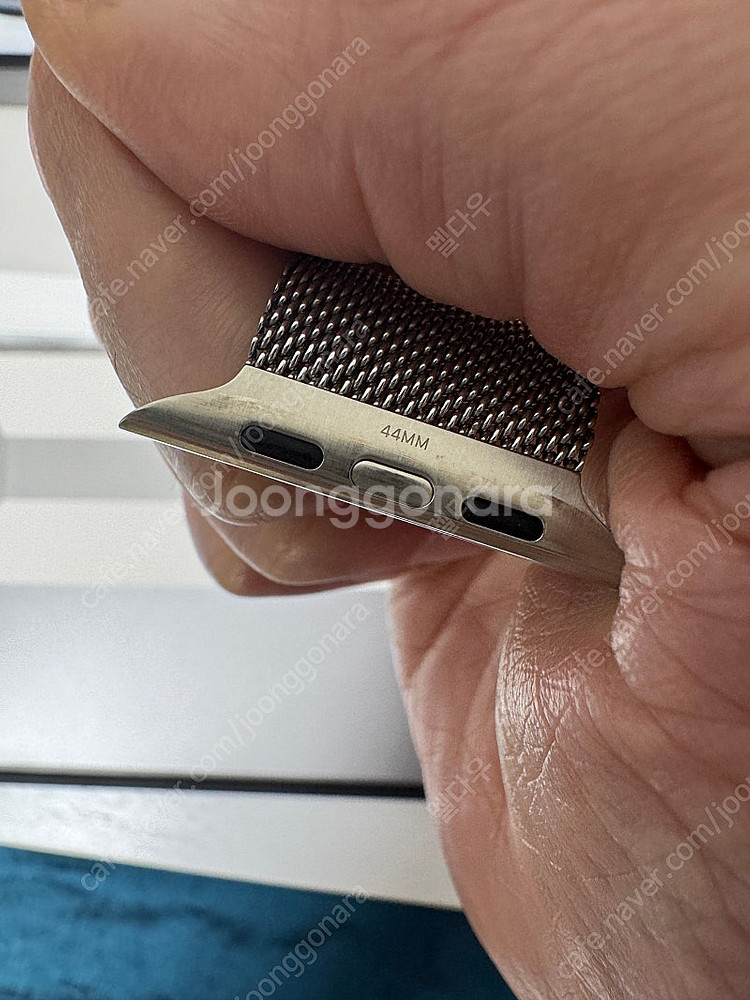 정품 애플워치 스트랩 44mm밀레니즈루프실버, 49mm...--4