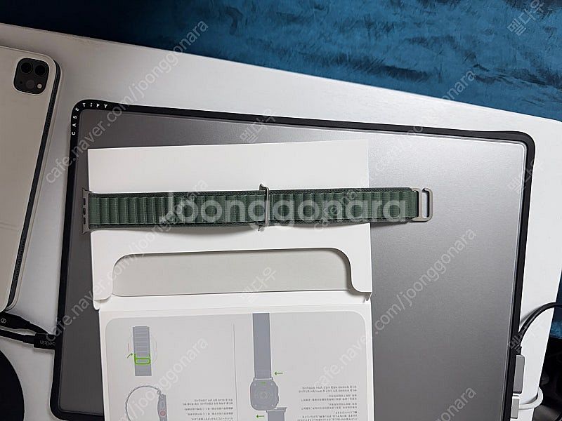 정품 애플워치 스트랩 44mm밀레니즈루프실버, 49mm...--7