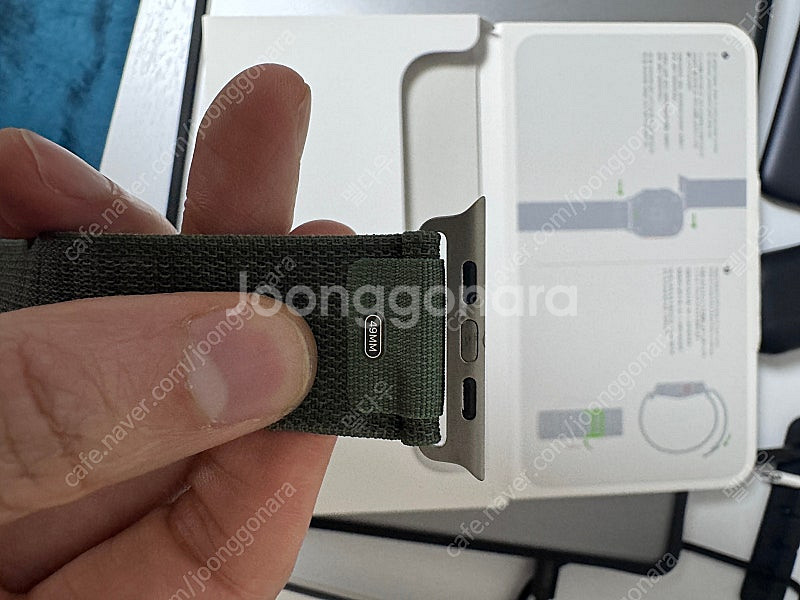 정품 애플워치 스트랩 44mm밀레니즈루프실버, 49mm...--8