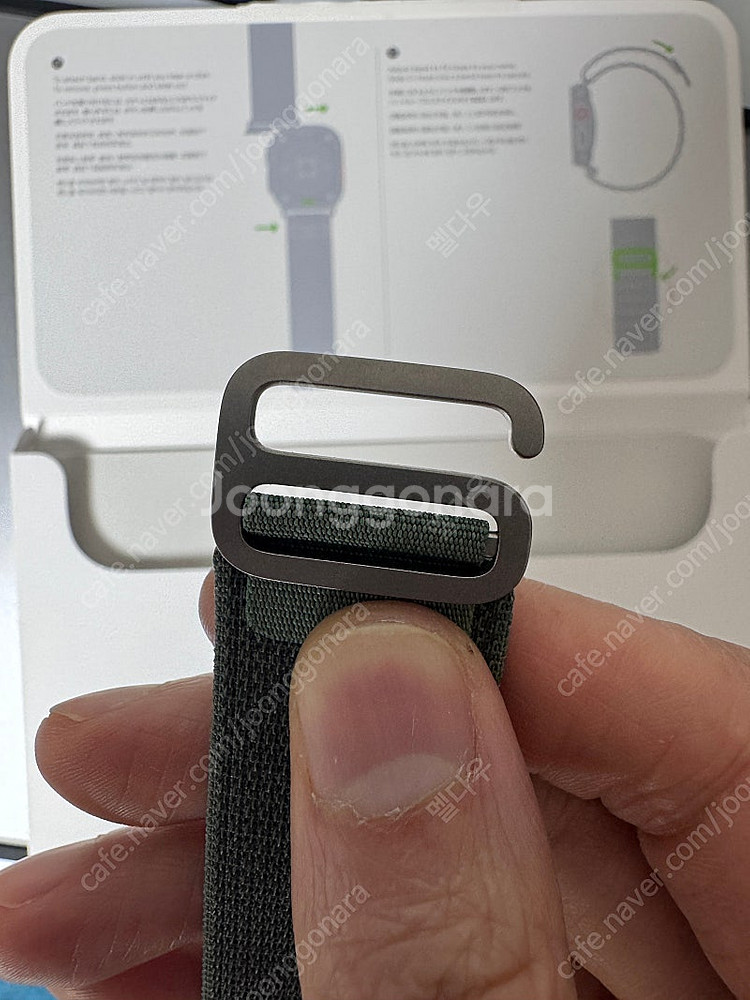 정품 애플워치 스트랩 44mm밀레니즈루프실버, 49mm...--9