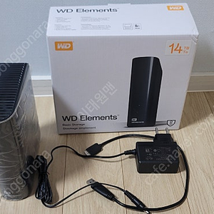 WD Elements 웨스턴디지털 외장하드 14TB(박스 풀세트) 팔아요~~