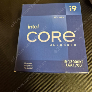 인텔 i9 12900kf 미개봉 신품 cpu i9-12900kf