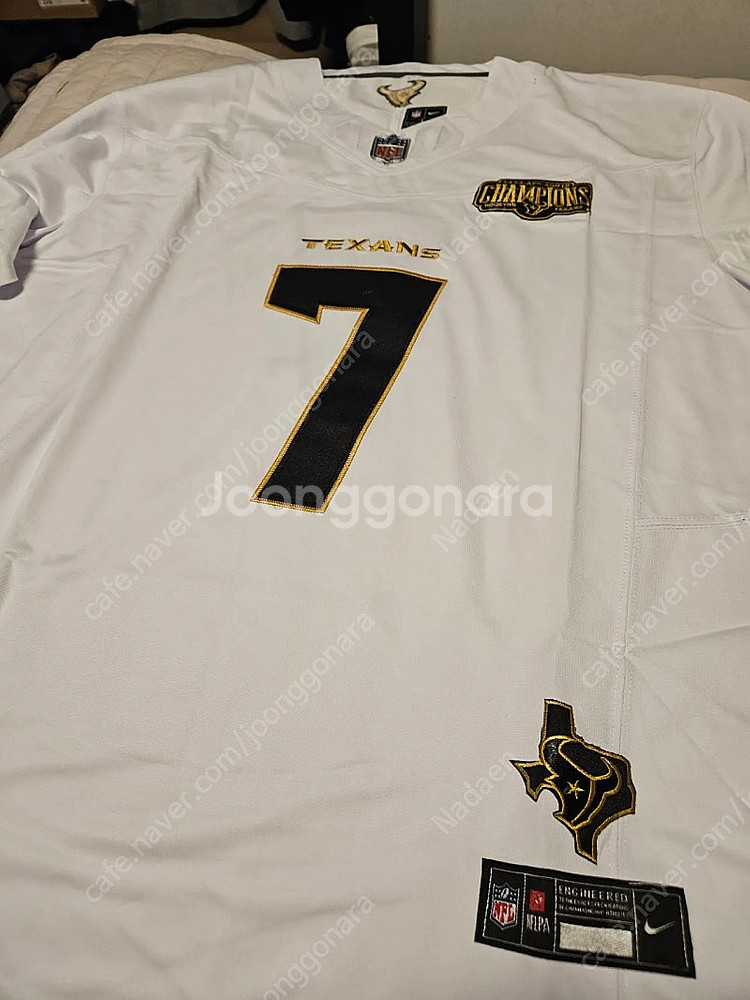 나이키/NFL 휴스턴 텍산스 챔피언ver 풋볼 럭비져지...--1