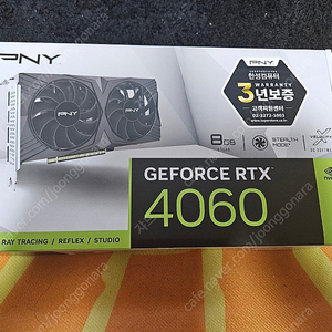 PNY 지포스 RTX 4060 VERTO D6 8GB Dual 한성컴퓨터