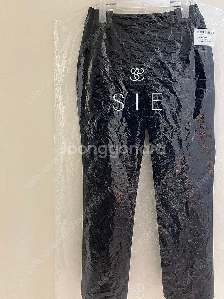 시에 SIE 슈어 슬랙스-23FW 블랙 S--3