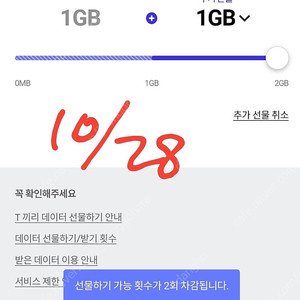 skt데이터2기가