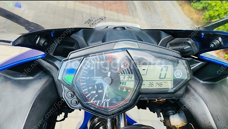 바이크 입문용 야마하YZF-R3 블루색상 2016년식--5