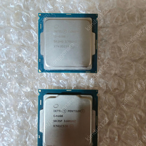 Cpu g 4600 및 i3 6100