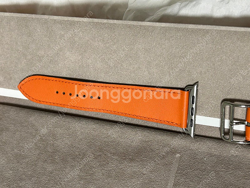 에르메스 애플워치 오랑쥬 싱글투어 44mm--1